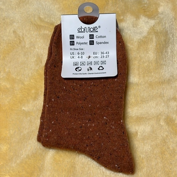 New 3 pack Crew Animal Wool Winter Socks Cats size 6-10 - Picture 7 of 9
